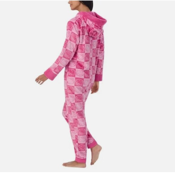 Disney Other - Character Women's One-Piece Pajama - Pink - Hello Kitty Small